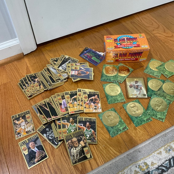 Assorted Topps Fleer Basketball Player Cards from 1990's - Picture 1 of 5